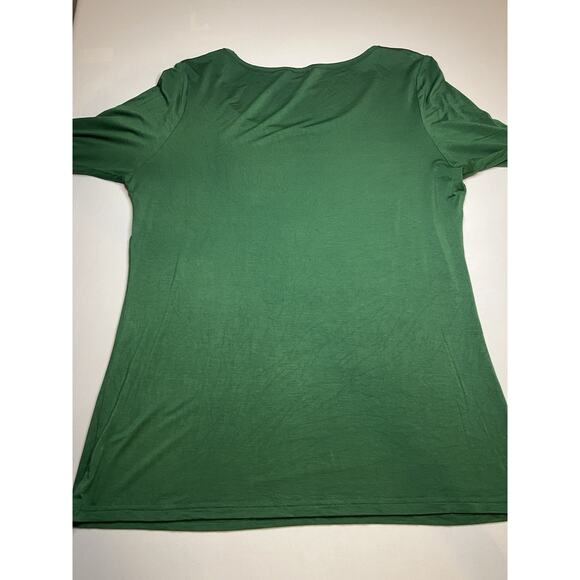 Eagles Fan Wife Women's Decal Long Sleeve Shirt Sz 2XL Modal Blend Kelly Green - Picture 5 of 6